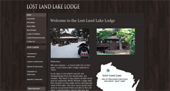 Desktop Screenshot of lostlandlakelodge.com